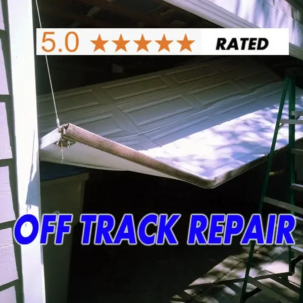 garage door off track repair hayward ca